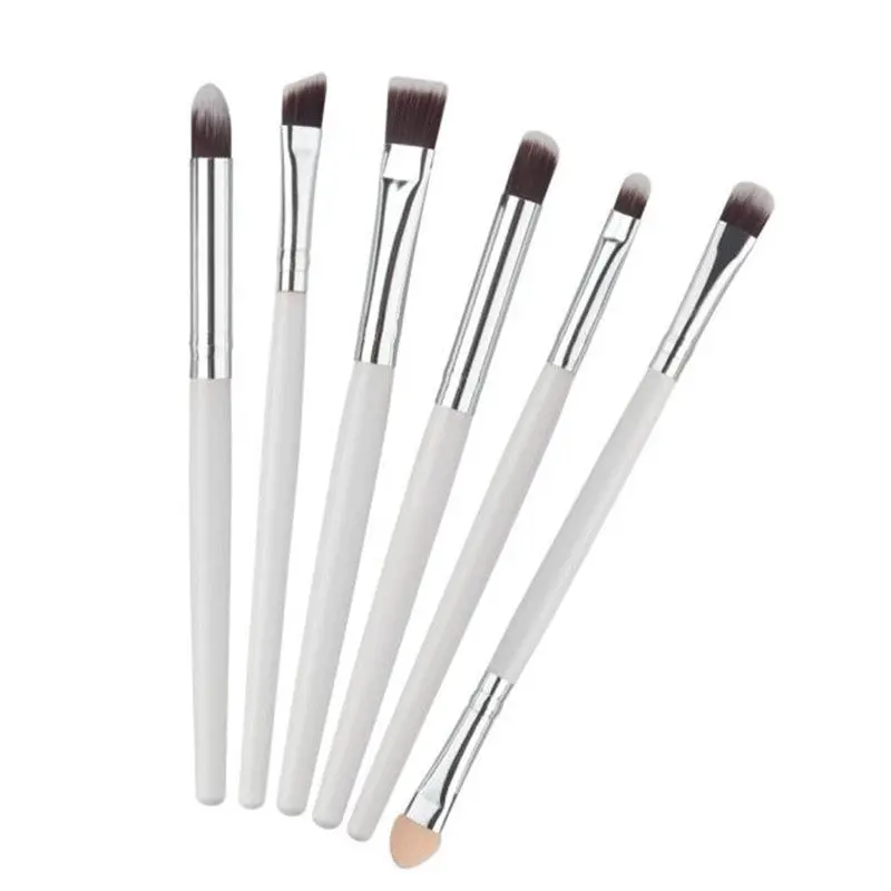 6Pcs Cosmetic Brush Makeup Lip Eyebrows Eyelashes Eyes Kits Tools Concealer Professional Rose Gold Makeup Brushes 1