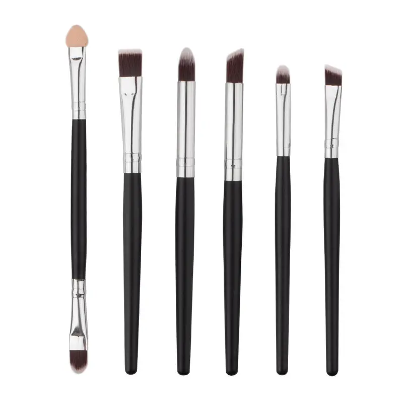 6Pcs Cosmetic Makeup Brushes Eyeshadow Eyeliner Powder Foundation Brush Toiletry Kit Tools Professional Cosmetics Brushes 1
