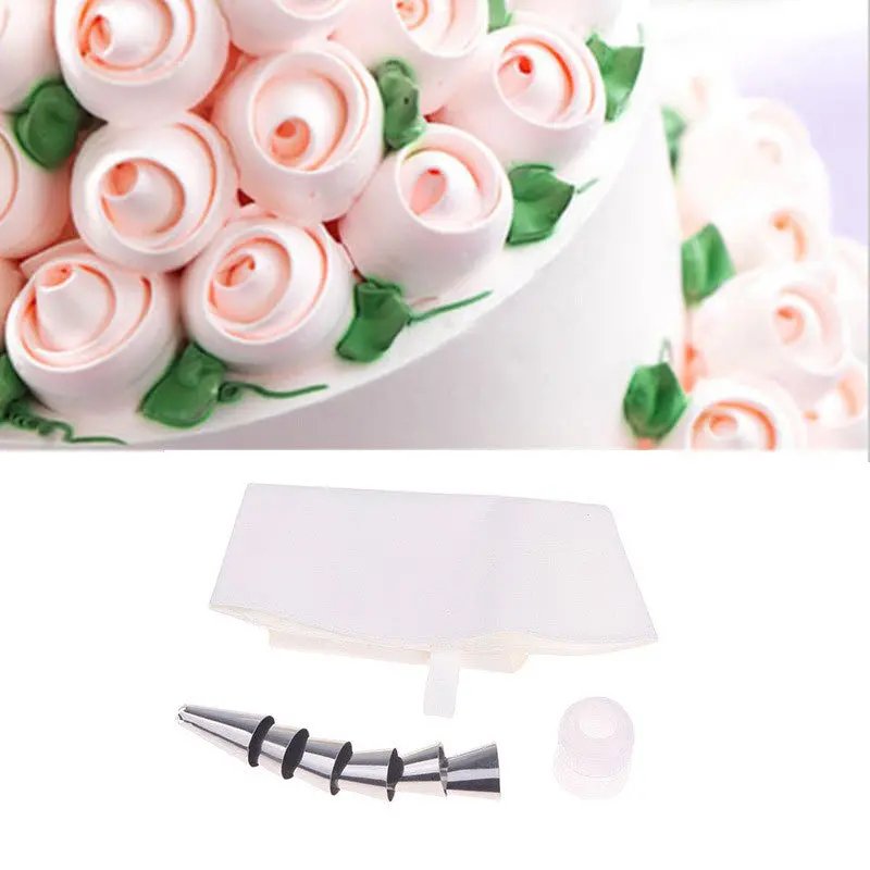 6Pcs Diy Icing Mould Mold Kit Kitchen Nozzle Pastry Fondant Cake Decorating Tool 71737 1