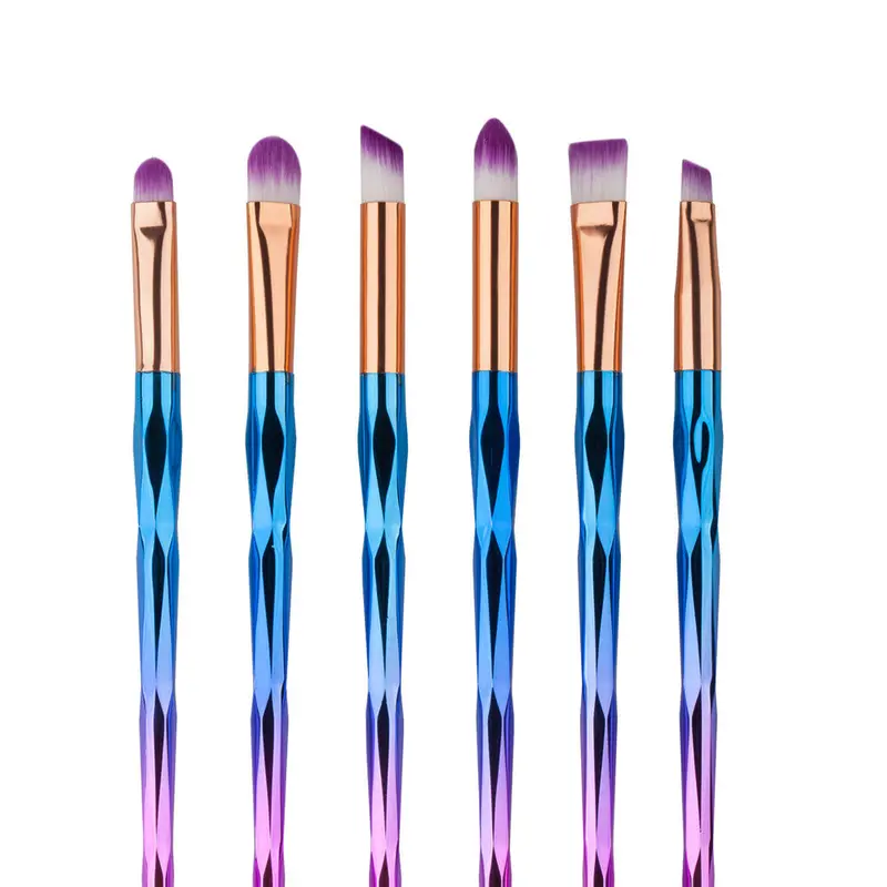 6Pcs Gujhui Professional Makeup Brushes Eyeshadow Eyebrow Blush Brush Powder Foundation Make Up Brushes Cosmetics Tools 1