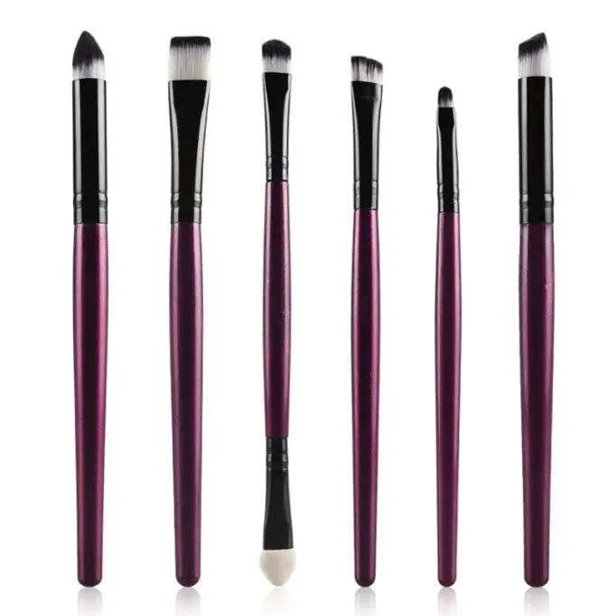 6Pcs Maange Makeup Brushes Professional Lip Eyeshadow Powder Foundation Brush Rose Gold Make Up Brushes Cosmetics Kits Tools 3