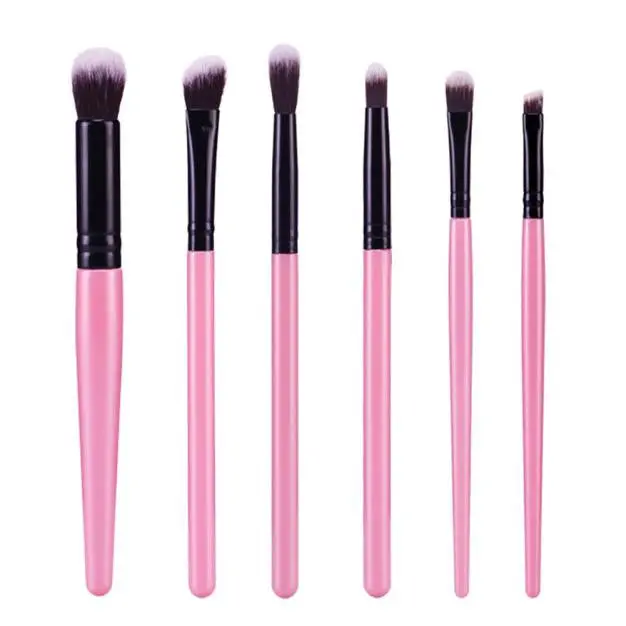 6Pcs Maange Makeup Brushes Professional Lip Eyeshadow Powder Foundation Brush Rose Gold Make Up Brushes Cosmetics Kits Tools 4