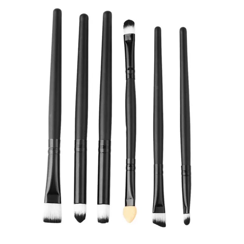 6Pcs Makeup Eyeliner Eyeshadow Cosmetic Eye Brushes Tool Kit Set 2