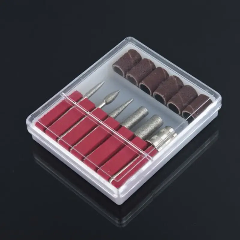 6Pcs Nail Drill Kit Bits File For Electric Drills Filling System 2