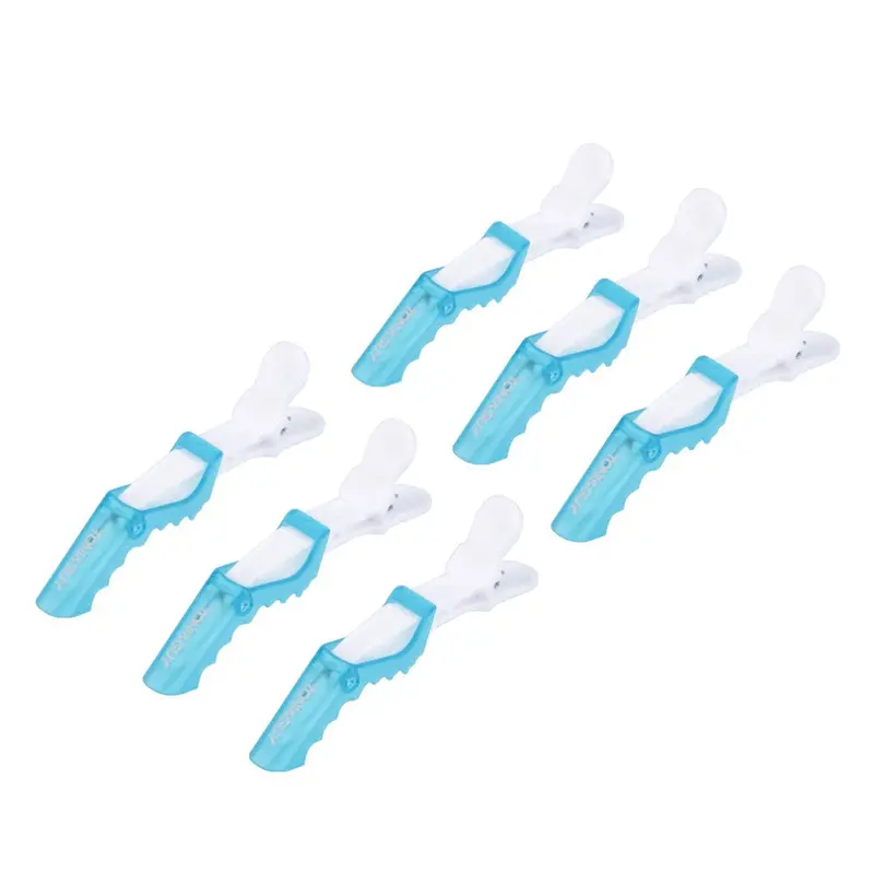 6Pcs Plastic Crocodile Hairdressing Hair Styling Sectioning Clamp Hair Clip 1