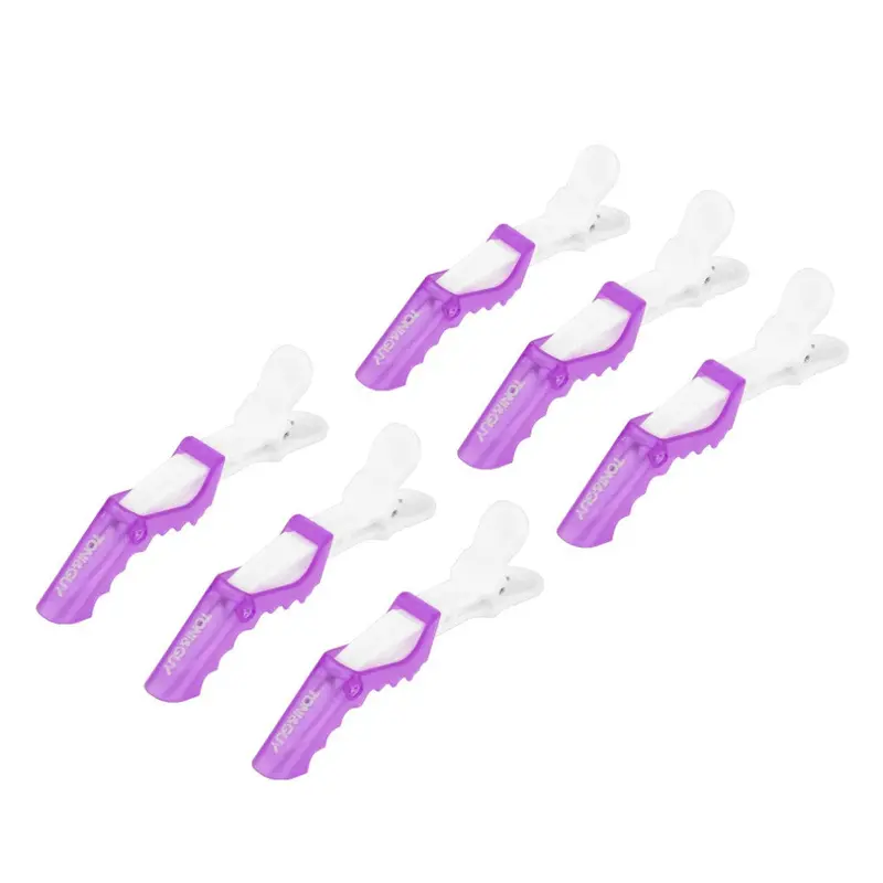 6Pcs Plastic Crocodile Hairdressing Hair Styling Sectioning Clamp Hair Clip 3