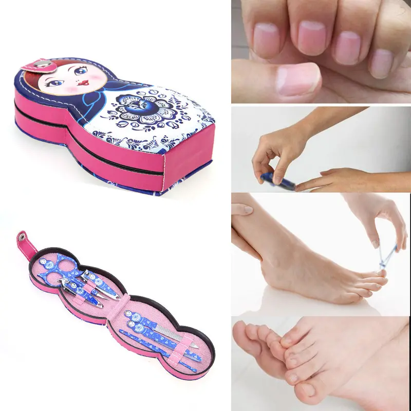 6Pcs Pressional Nail Manicure Tools China Style Nails Clipper Scissors Tweezer Knife Manicure S 1