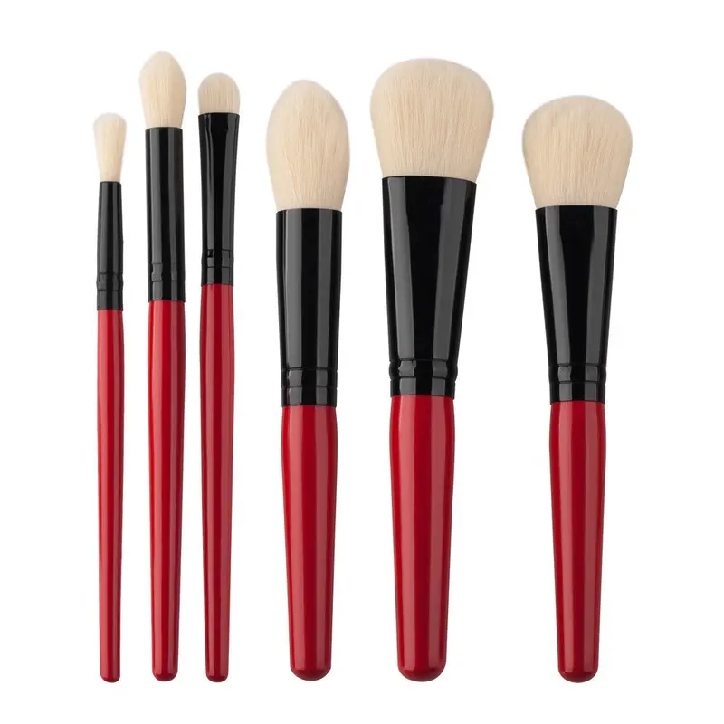 6Pcs Pro Maange Makeup Brushes Brochas Maquillaje Eyeshadow Foundation Rose Gold Make Up Brushes Cosmetics Tools Kits Tools 1