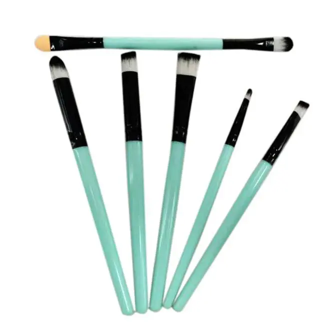 6Pcs Professional Makeup Eyeliner Eyeshadow Cosmetic Eye Brushes Tool Kit Powder Foundation Cosmetics Concealer Brush 1