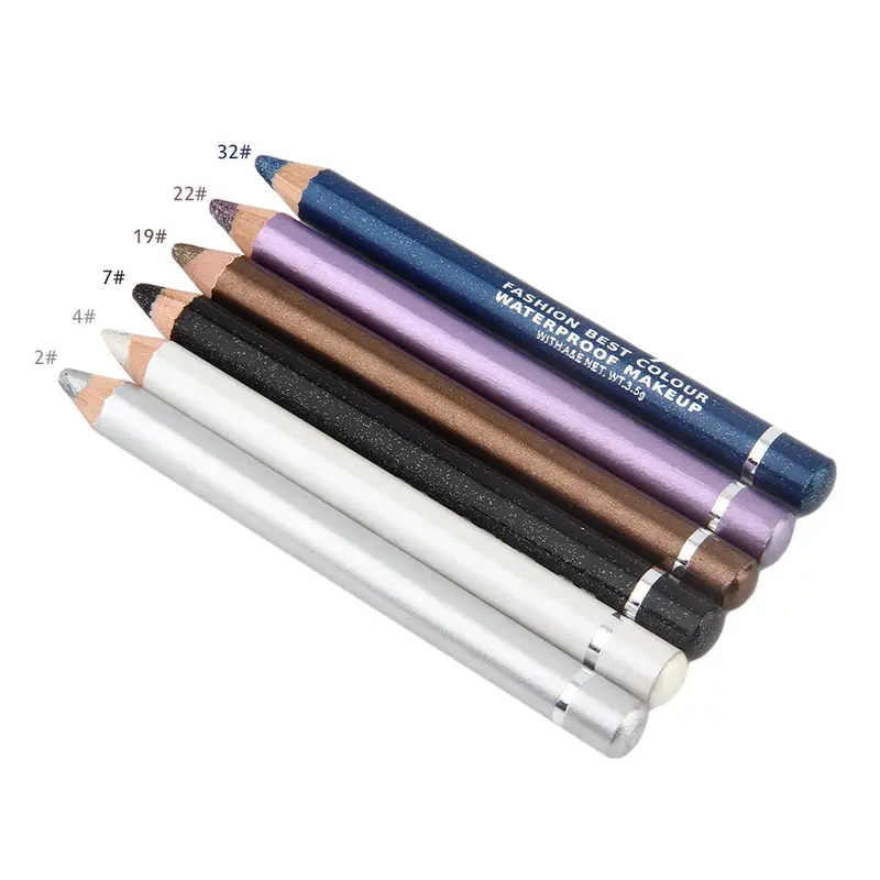 6Pcsset Bright Eyeliner Pen Pencil Waterproof Cosmetic Eye Eyebrow Beauty Makeup Tools Best Gifts 1