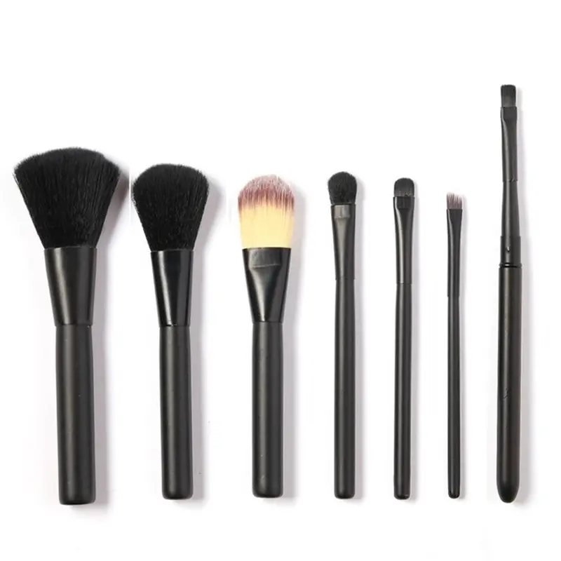 7 Pcs Makeup Brush Set Cosmetic Brushes Make Up Kit 1