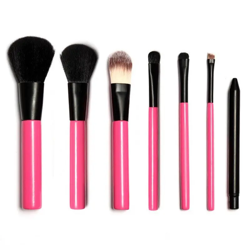7 Pcs Makeup Brush Set Cosmetic Brushes Make Up Kit 2