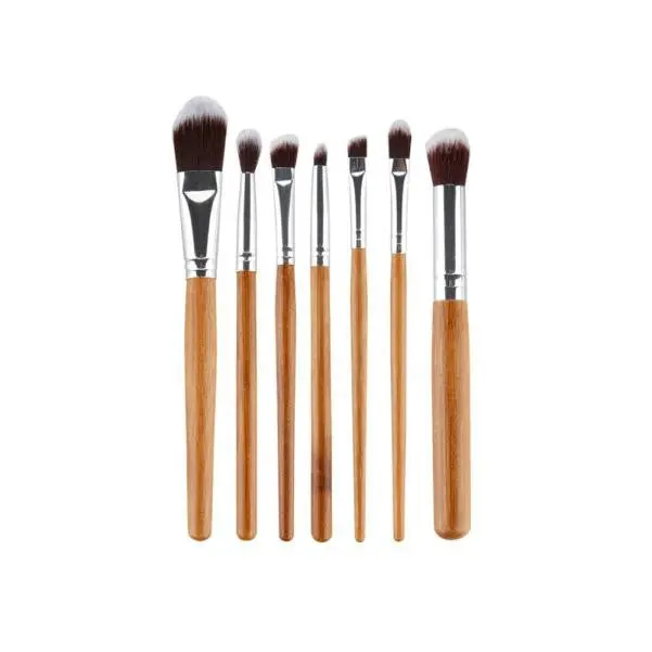 7 Pcs Professional Makeup Toiletry Kit Pro Eyeshadows Eyelashes Blusher Powder Foundationcosmetics Makeup Brushes 1