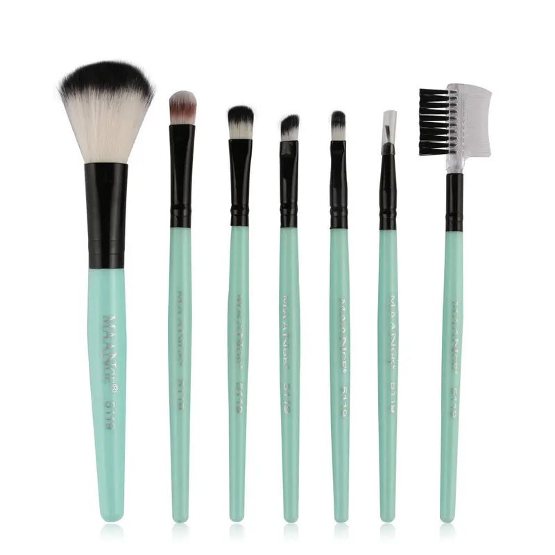 7Pcs Maange Pinceaux De Maquillage Pro Makeup Brushes Eyebrow Foundation Pencil Brush Make Up Brushes Cosmetics Tools Kits 2