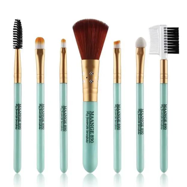 7Pcs/ Maange Professional Makeup Brushes Eyebrow Eyeshadow Ake Up Brushes Foundation Maquillaje Brush Cosmetics Tools 1