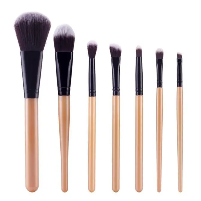 7Pcs Maange Professional Makeup Brushes Eyeliner Lip Eyeshadow Brush Contour Concealer Foundation Make Up Brushes Cosmetic 1