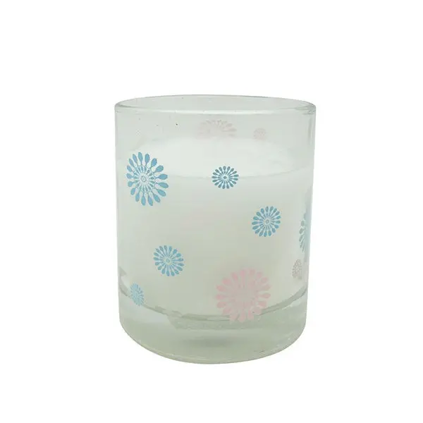 8.5Cm Glasses Cup Candles With Real Wax Candles For Christmas Halloween Wedding Decoration 1