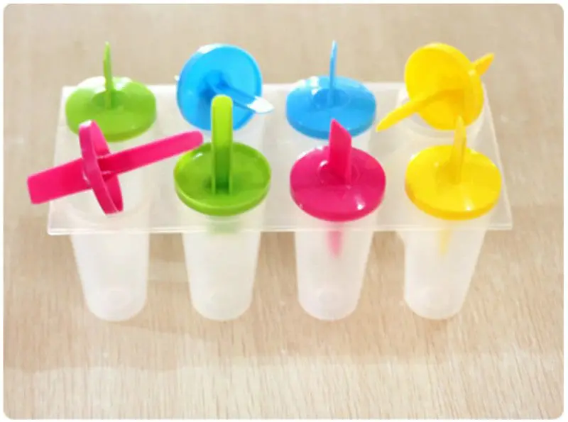 8 Diy Ice Cream Maker Freezer Clear Popsicle Yogurt Frozen Mould Cake Mold55245 1