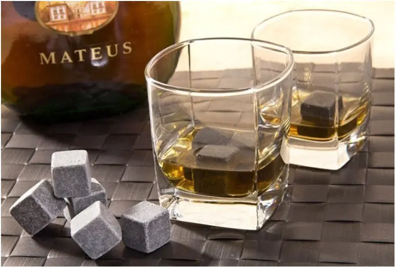 8 X Wine Whiskey Stones Glacier Rocks Cold Cool Ice Cube Bulk Drinking Bar Home 52810 1