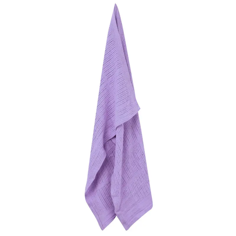 80Cm*92Cm Born Baby Blankets Super St Cotton Baby Bedding Swaddle Casual Sleeping Bed Supplies Hole Wrap 1