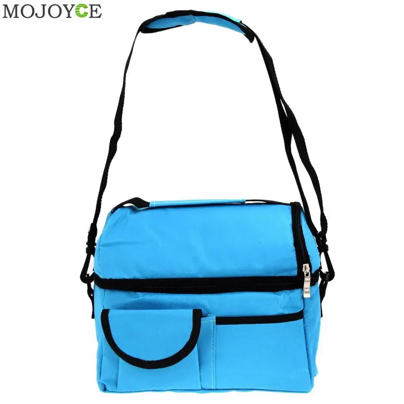 8L Square Thermal Bag Women Men Lunch Bag Cooler Beam Port Lunch Box Lady Handbag Children Kids Lunch Bags Insulation Package 1