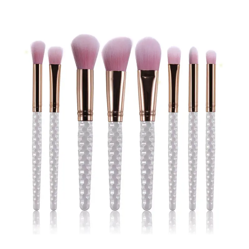 8Pcs Eyebrow Eyeshadow Professional Makeup Brushes Gujhui Face Powder Foundation Contour Pinceaux Make Up Brushes Cosmetics 1