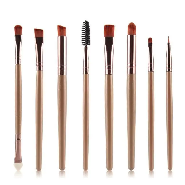 8Pcs Manage Professional Makeup Brushes Eyebrow Eyes Lip Pencil Brush Foundation Make Up Brushes Pincel Cosmetics Tools 1