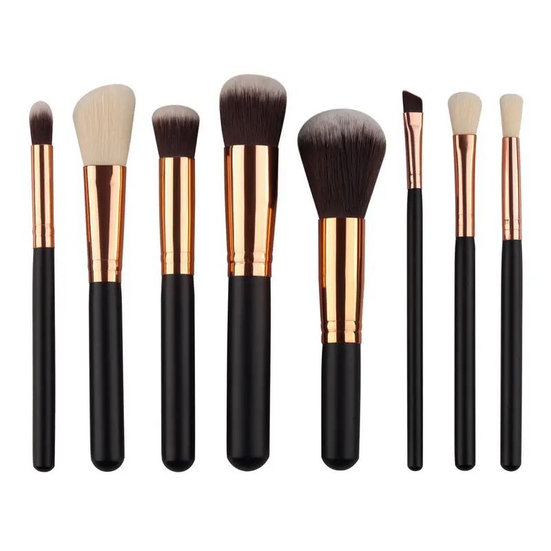 8Pcs Professional Eyebrow Eyeshadow Makeup Brushes Powder Foundation Maquillage Cosmetic Make Up Brushes Tools 1