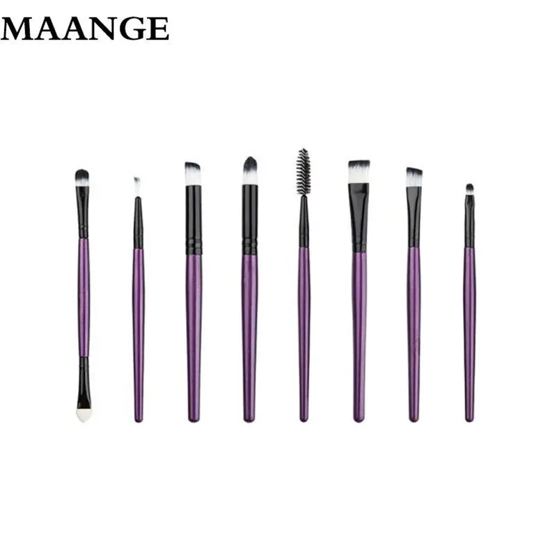 8Pcs Professional Makeup Brushes Eyebrow Eyeshadow Brush Powder Foundation Lip Makeup Brush Kits Cosmetic Tools 1
