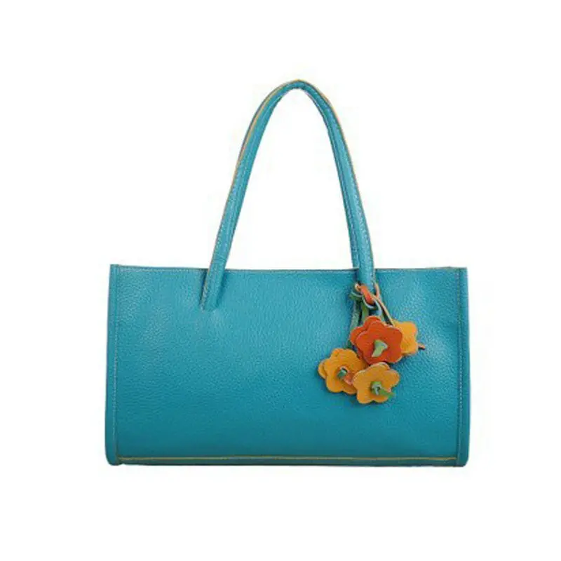 9 Colors Cy Color Flowers Elegant Girls Hbags Leather Shoulder Bag Women 5