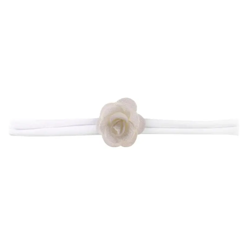 9 Colors Retail Baby Flower Headb Cotton Mini Rose Flowers Headbs Flower Head Wear For Pography Props 1