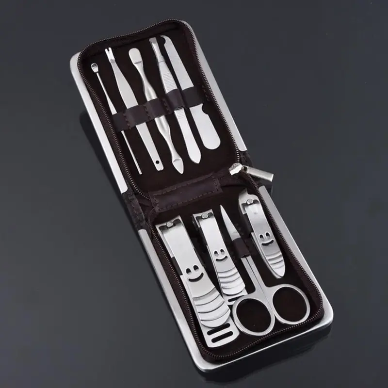 9 In 1 Nail Clippers Scissors Grooming Kit Icure Set Icure Pedicure Set 1