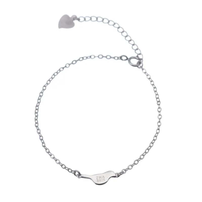 925 Silver Jewelry Bracelets Animal Vintage Love Bird Link Bracelet Punk Party Jewelry B043 1
