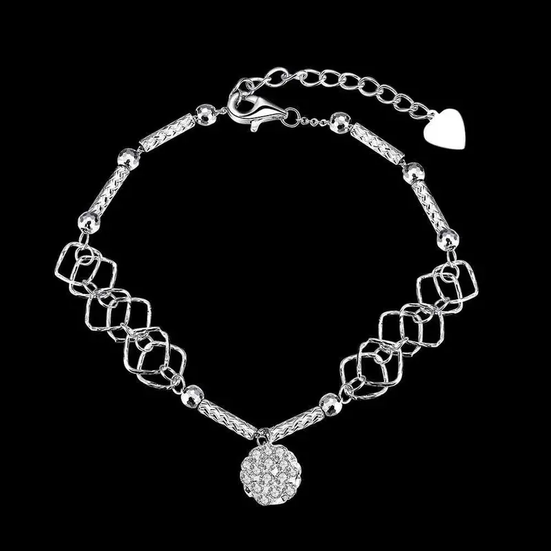 925 Silver Jewelry Pulseras Hanging Bead Bracelete Bijoux Women Stvh 6 2