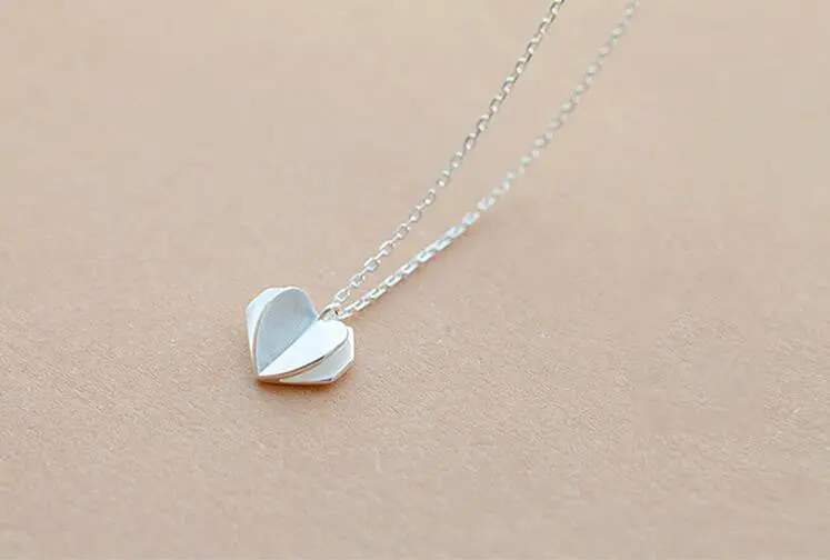 925 Silver Long Chain Dainty Necklaces Double Love Heart Pendant Necklace Gift Syxl021 1