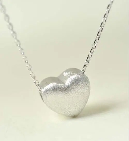 925 Silver Necklace Love Heart Necklaces Minimalist Necklaces Party Gift Wedding Syxl017 1