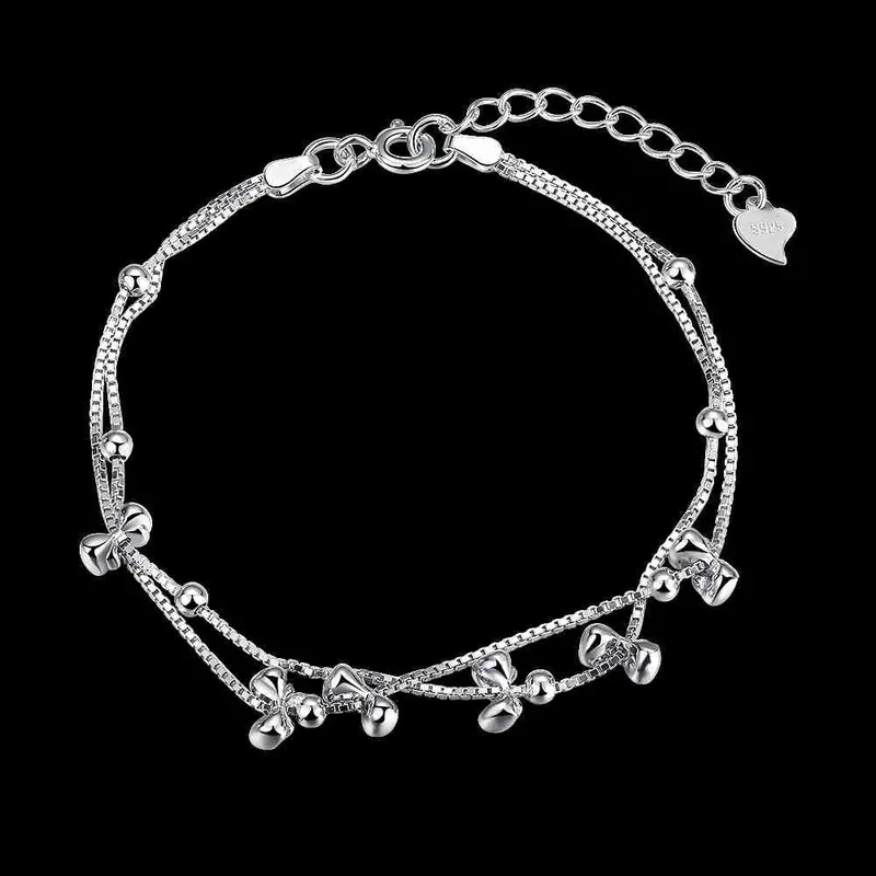 925 Silver Pulseras Bow Bracelete Bone Stvh 55 2