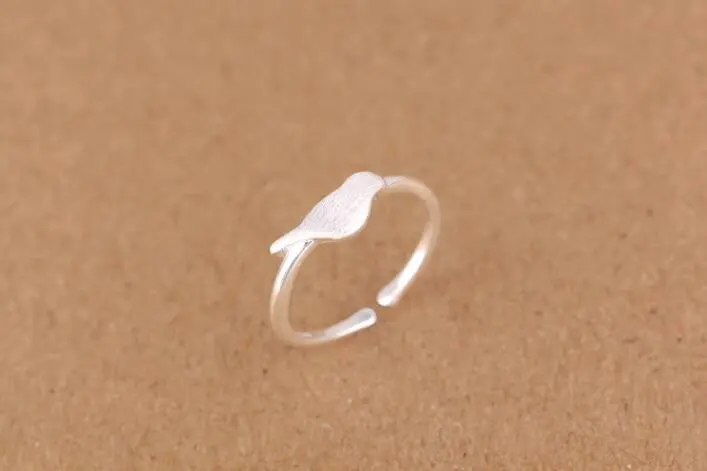 925 Silver Rings Open Small Bird Ring Wedding Gift Dainty Animal Rings Syjz030 1