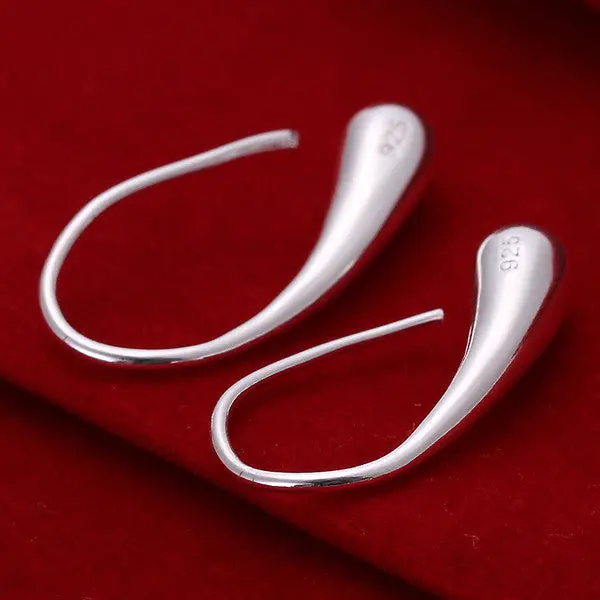925 Silver Special Design Water Earring Vintage Geometric Earrings Syed094 2