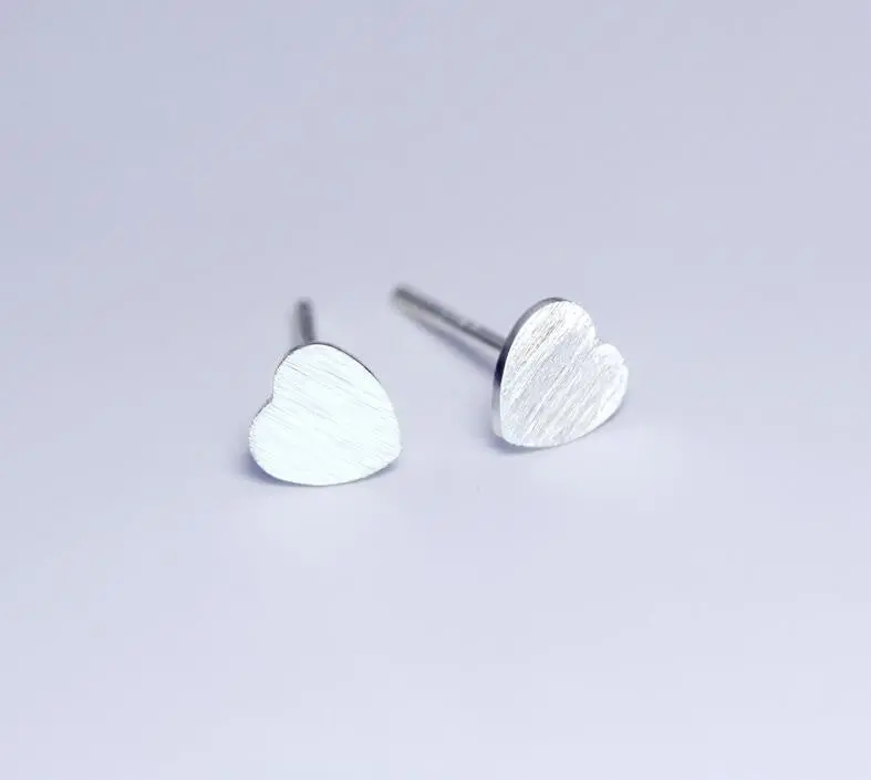 925 Sterling Silver Earrings Love Heart Earrings Birthday Gifts Syed059 2