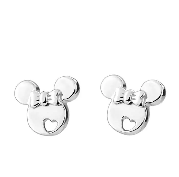 925 Sterling Silver Micky Earrings S925 Earrings Animal Jewelry 2