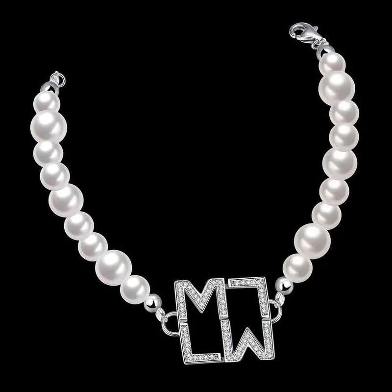 925 Sterling Silver Pulseras Lw Beaded Bracelet Girl Sport Stvh 11 2