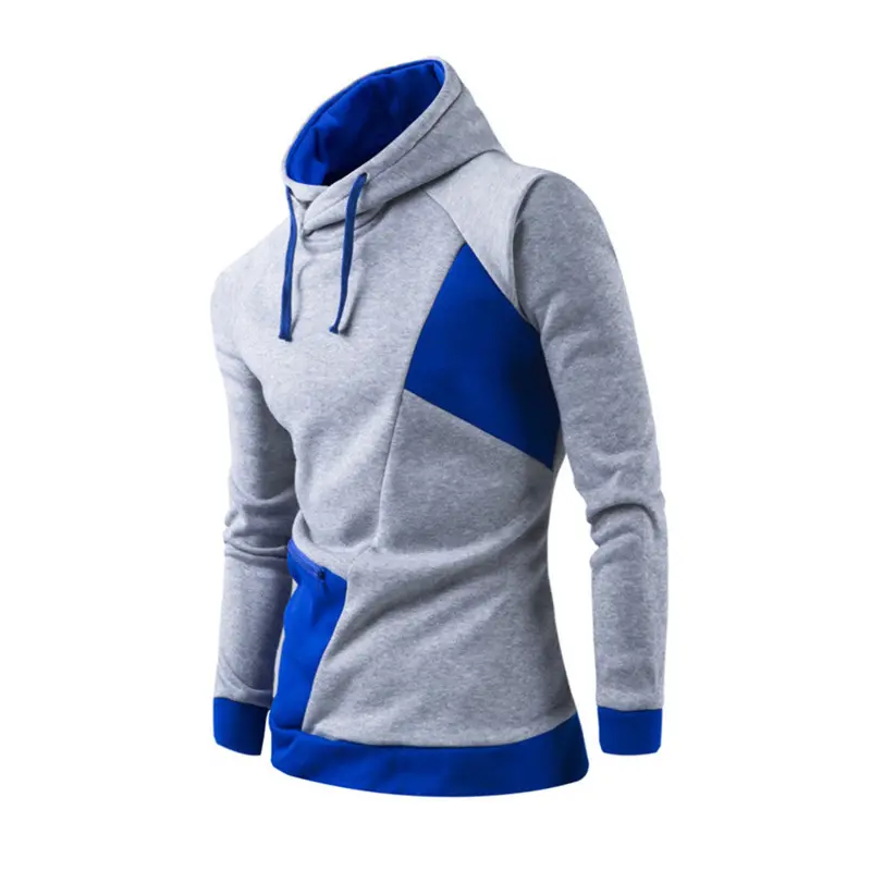Able Hit Color Stitching Hoodies Korean Stylelong Sleeve European Type 4