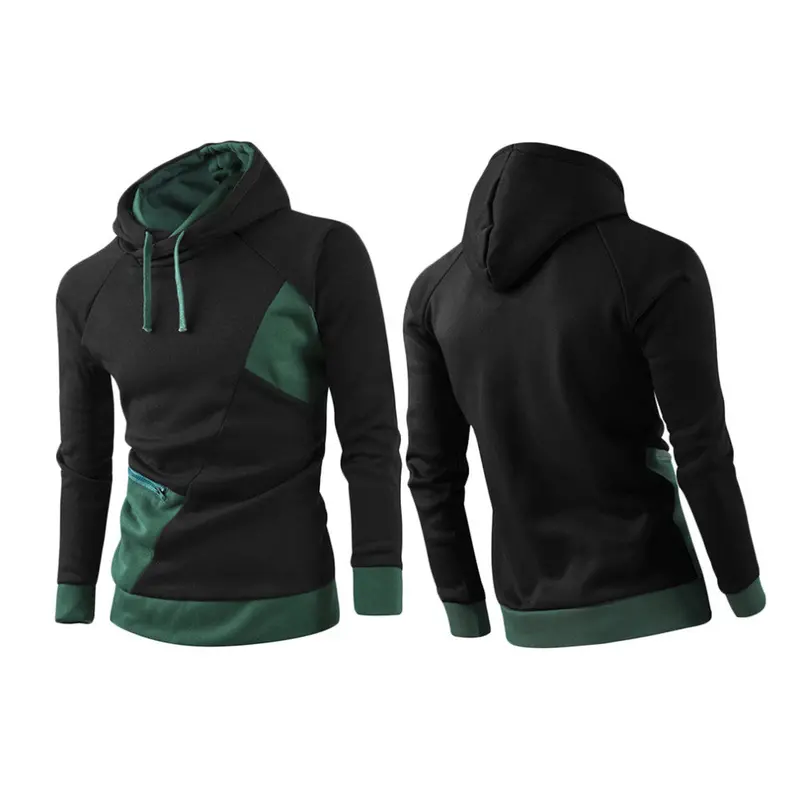 Able Hit Color Stitching Hoodies Korean Stylelong Sleeve European Type 6