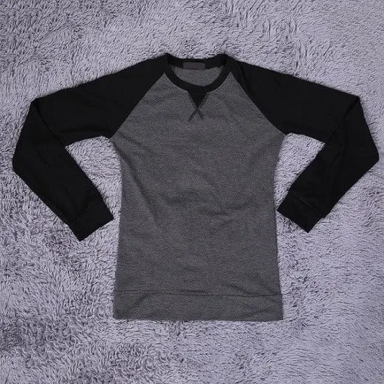Able Round Neck Raglan Sleevet-Shirt Casual Shirt 7