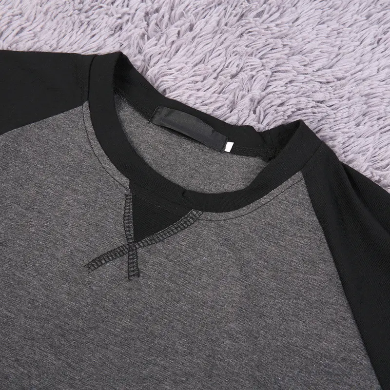 Able Round Neck Raglan Sleevet-Shirt Casual Shirt 9