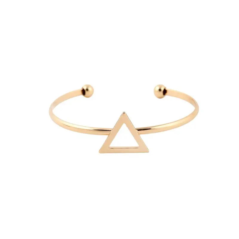 Accessories Jewelry Gemotric Opentriangle Bracelets Bangles Mix Color Party Gift G065 1