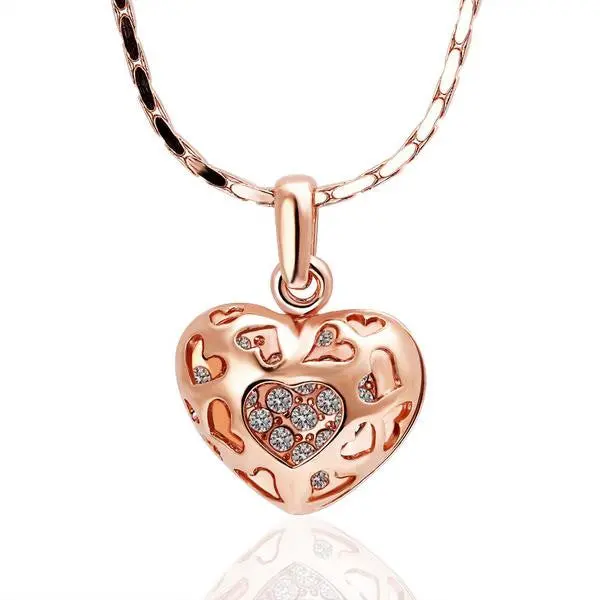 Acessorios Para Mulher Collar Necklace Crystal In Heart Collares Diy233 1