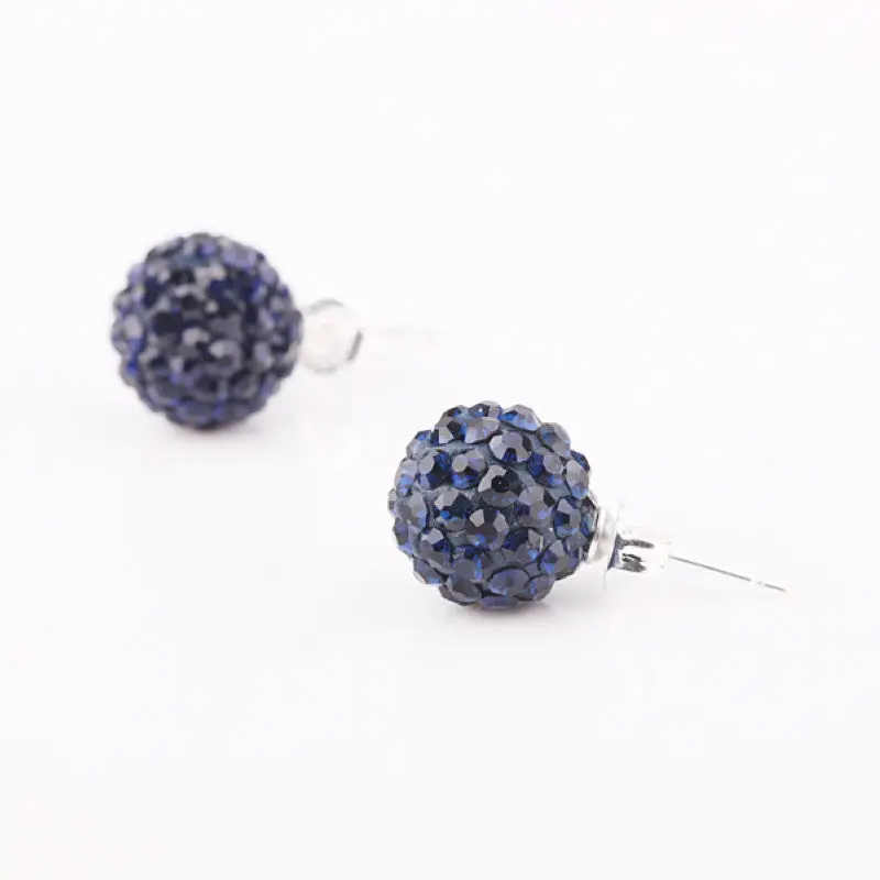 Acessorios Para Mulher Earings Dark Blue Stud Orecchini Costume Jewellery 1