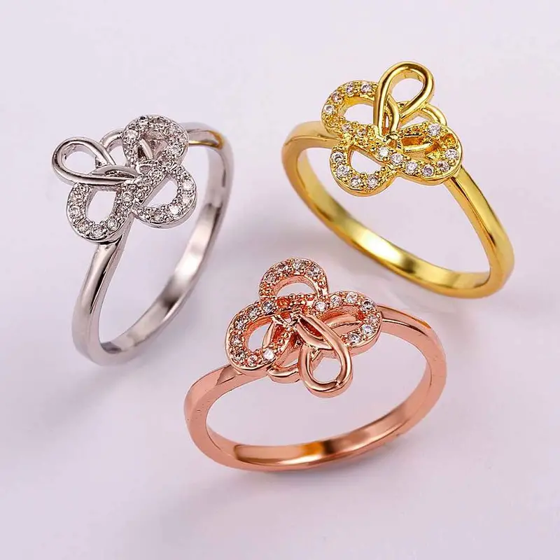 Acessorios Para Mulher Engagement Ring Insets Love Petal Anillo Joyas Skgr 48 5